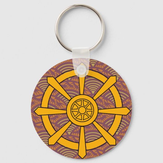 Porte-clés Dharma Wheel (Recto)