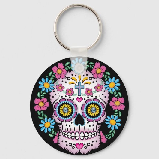 Porte-clés Dia de los Muertos (Recto)