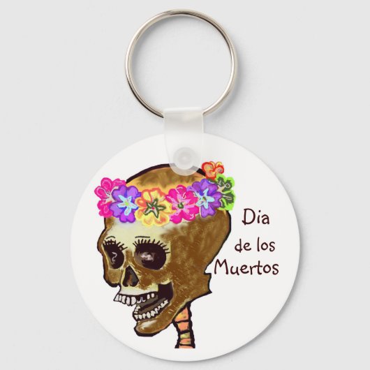 Porte-clés Dia de los Muertos (Recto)