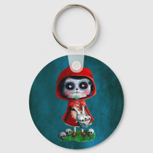 Porte-clés Dia de los Muertos Petit chaperon rouge