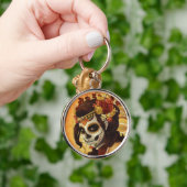 Porte-clés Dia De Los Muertos Throw Pillow (Main)