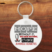 Porte-clés Diabète juvénile HOPE 2 (Recto)