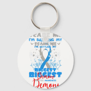 Porte-clés Diabète Patient Type 1 2 Pancréas Diabétiques Haut