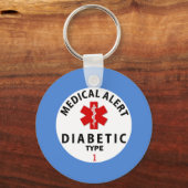 PORTE-CLÉS DIABÈTE TYPE 1 (Recto)