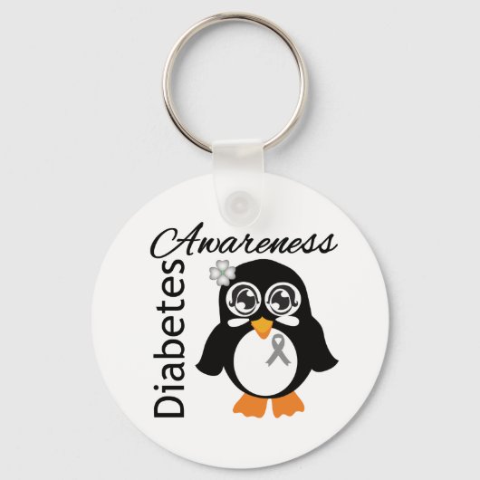 Porte-clés Diabetes Awareness Penguin (Recto)