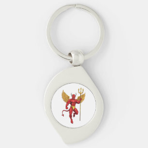 Porte-clés Diable avec trident