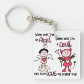 Porte-clés Diable d'ange (Devant)