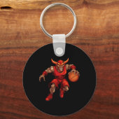 Porte-clés Diable de basket-ball (Recto)