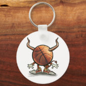 Porte-clés Diable de basket-ball (Recto)