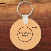 Porte-clés Diagramme de Venn non typique (Recto)