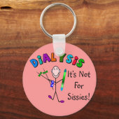 Porte-clés Dialyse "Ce n'est pas pour les missiles" (Recto)