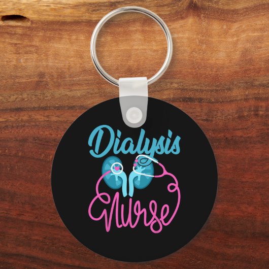 Porte-clés Dialyse Infirmière Néphrologie Infirmière Dialyse  (Recto)