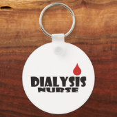 Porte-clés Dialyse Infirmière sang goutte point (Recto)