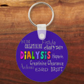 Porte-clés Dialyse Terminologie Cadeaux (Recto)