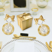 Porte-clés Diamant Blanc Personnalisé 60e Anniversaire Faveur