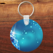 Porte-clés diamant bleu (Recto)