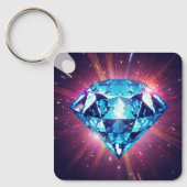 Porte-clés Diamant Pixelisé Lumineux (Recto)