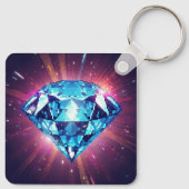 Porte-clés Diamant Pixelisé Lumineux (Dos)