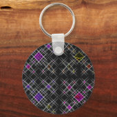 Porte-clés Diamants et croix Cercle clé (Recto)