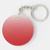 Porte-clés Diamètre à deux tons foncé rouge (Dos)