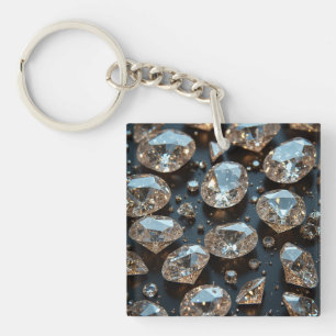 Porte-clés Diamond Porte - clés a l'air vrai diamant luxe