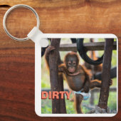 Porte-clés Diapeurs sales ou bébé propre (Recto)