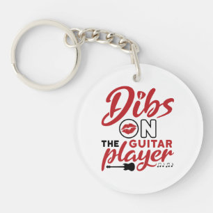 Porte-clés Dibs sur le joueur de guitare