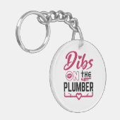 Porte-clés Dibs sur le plombier (Devant gauche)