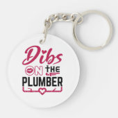 Porte-clés Dibs sur le plombier (Dos)