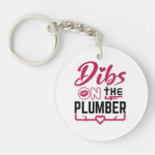 Porte-clés Dibs sur le plombier