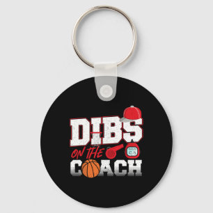 Porte-clés Dibs sur l'entraîneur de basket-ball entraîneur Ép