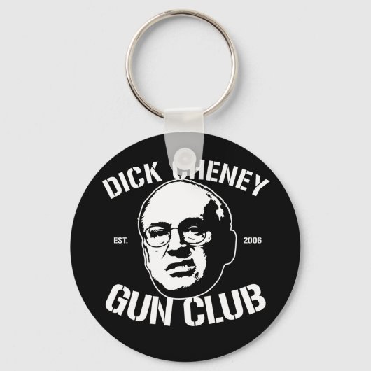 Porte-clés Dick Cheney Gun Club (Recto)