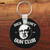 Porte-clés Dick Cheney Gun Club (Recto)