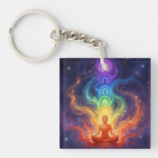 Porte-clés Die 7 Chakren (Devant)