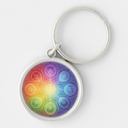 Porte-clés Die 7 Chakren´9 (Devant)