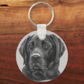 Porte-clés Diesel, Black Labrador Retriever (Recto)
