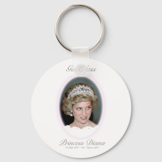Porte-clés Dieu Béni Princesse Diana (Recto)