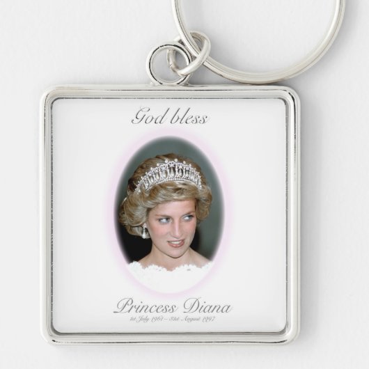 Porte-clés Dieu Béni Princesse Diana (Devant)
