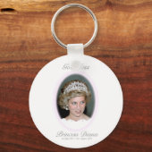 Porte-clés Dieu Béni Princesse Diana - Souvenir (Recto)