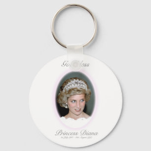 Porte-clés Dieu bénissent princesse Diana