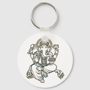 Porte-clés Dieu de la déité hindoue de Ganesha