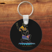 Porte-clés Dieu égyptien ANUBIS (Recto)