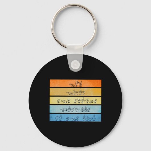 Porte-clés Dieu entend prier Sourde Sensibilisation Sourde Si (Recto)