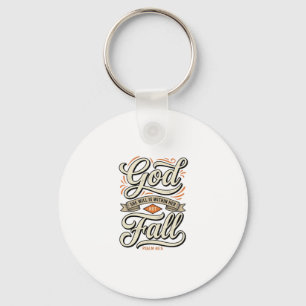 Porte-clés Dieu Est En Elle Elle Ne Tombera Pas Vintage Shirt