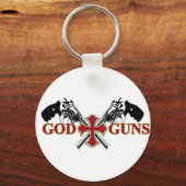 Porte-clés Dieu Et Armes À Feu (Recto)