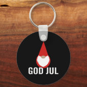 Porte-clés Dieu Jul Gnome Tomte Joyeux Noël (Recto)