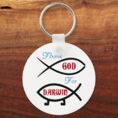 Porte-clés Dieu merci pour Darwin (Recto)