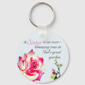 Porte-clés Dieu merci pour Soeur (Recto)