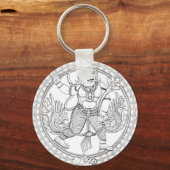 Porte-clés Dieu singe Hanuman (Recto)