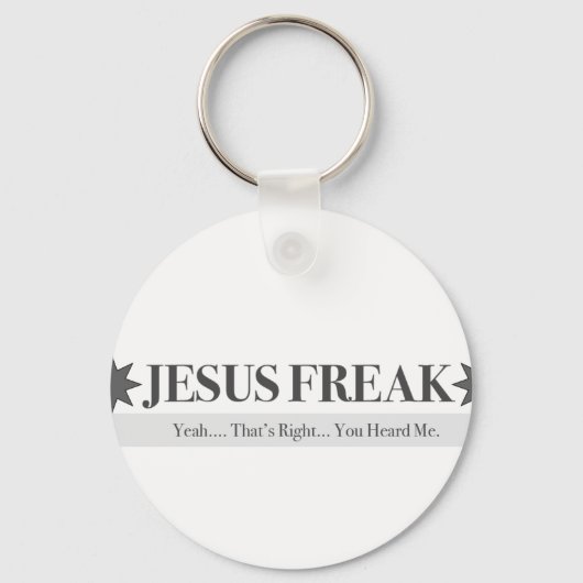 Porte-clés Dieu Squad Jésus Freak (Recto)